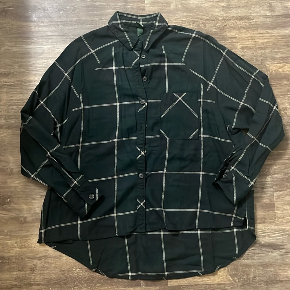 Wild Fable High-Low Flannel